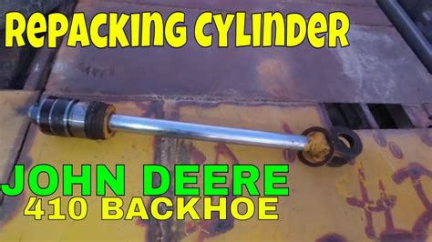 john deere skid steer hydraulic cylinder rebuild|john deere cylinder disassembly tool.